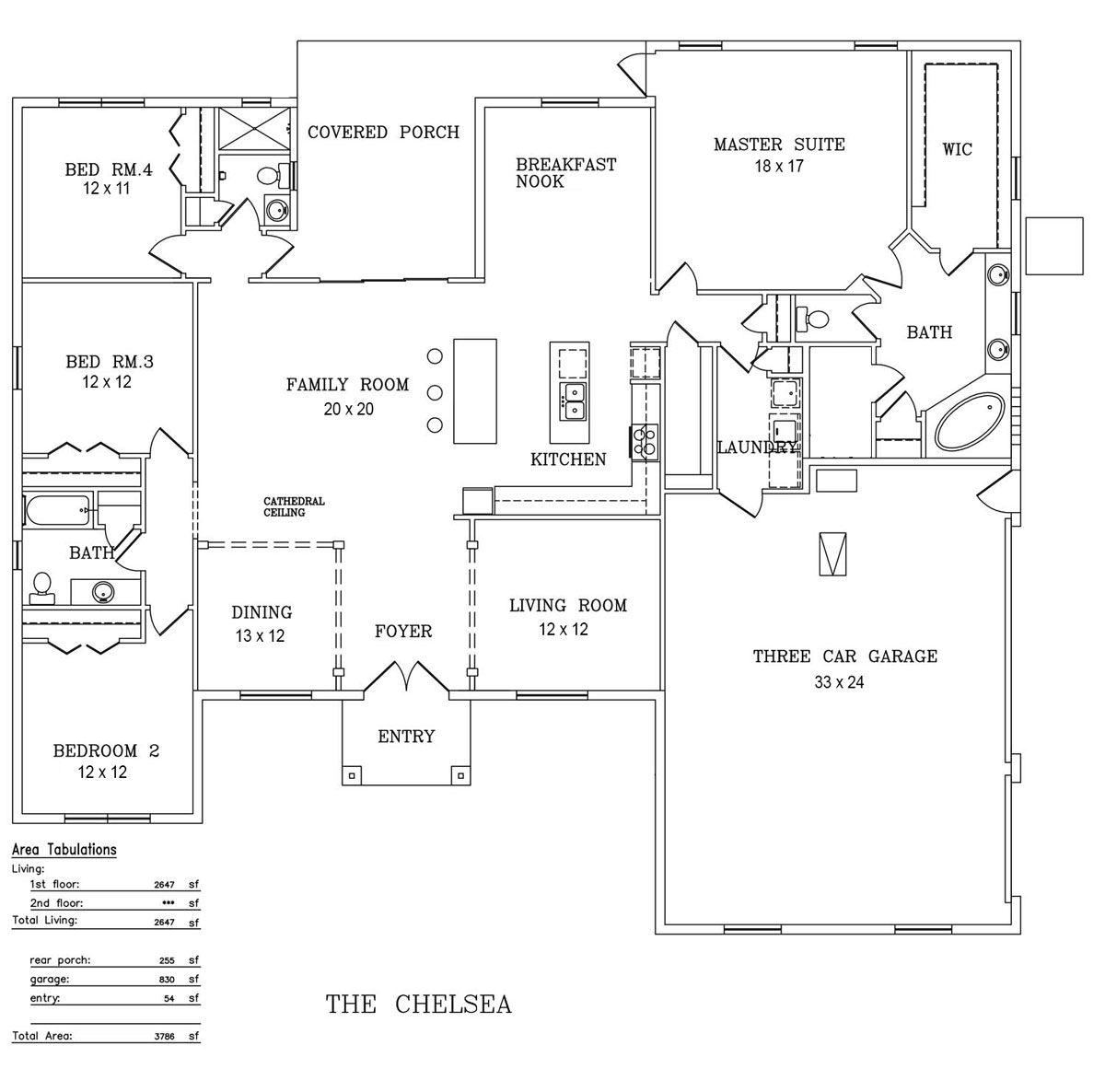 Chelsea I Model Floor Plan