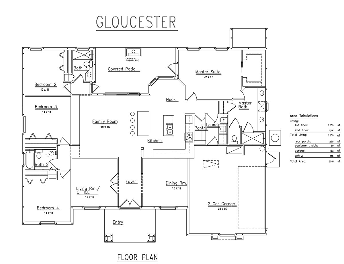 Gloucester Floor Plan